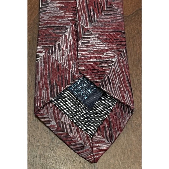 Gianfranco Valentino Italy Hand Made 100% Silk Men’s Neck Tie Made In Canada - Picture 7 of 9